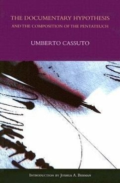 The Documentary Hypothesis - Cassuto, Umberto