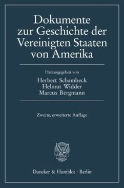 Cover Dokumente zur Geschichte der Vereinigten Staaten von Amerika.