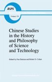 Chinese Studies in the History and Philosophy of Science and Technology