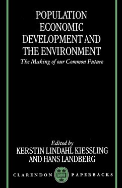 Population, Economic Development, and the Environment - Kiessling, Kerstin Lindahl / Landberg, Hans (eds.)