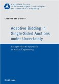 Adaptive Bidding in Single-Sided Auctions under Uncertainty
