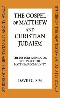 Gospel of Matthew and Christian Judaism - Sim, David C. Gospel of Matthew and Christian Judaism - Sim, David C.