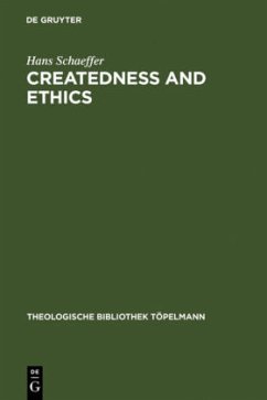 Createdness and Ethics - Schaeffer, Hans