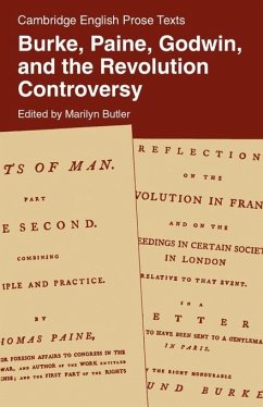 Burke, Paine, Godwin and the Revolution Controversy - Butler, Marilyn (ed.)