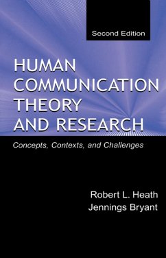 Human Communication Theory and Research - Heath, Robert L; Bryant, Jennings