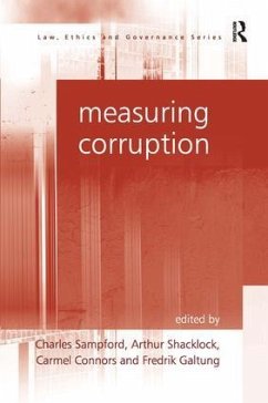 Measuring Corruption - Shacklock, Arthur; Galtung, Fredrik