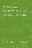 Syntax of the Hebrew Language of the Old Testament