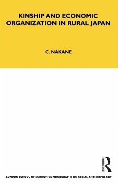 Kinship and Economic Organisation in Rural Japan - Nakane, Chie