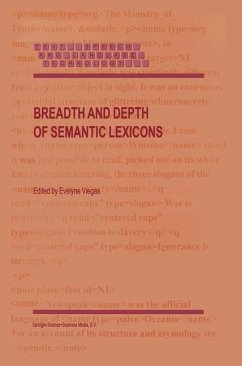 Breadth and Depth of Semantic Lexicons - Viegas, E. (Hrsg.)