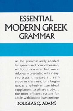 Essential Modern Greek Grammar - Adams, Douglas Q.
