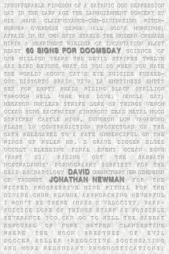 60 Signs for Doomsday - Newman, David Jonathan