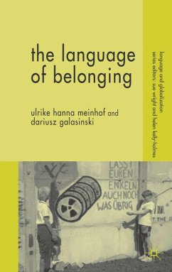 The Language of Belonging - Meinhof, U.;Galasinski, D.