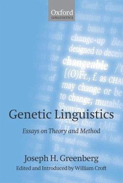 Genetic Linguistics - Greenberg, Joseph H