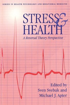 Stress And Health - Svebek, Sven; Apter, Michael J