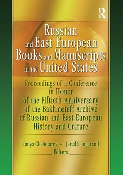 Cover Russian and East European Books and Manuscripts in the United States
