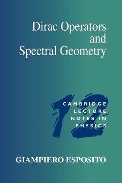 Dirac Operators and Spectral Geometry - Esposito, Giampiero