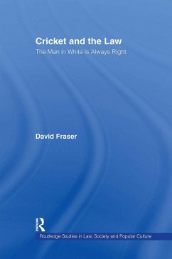 Cricket and the Law - Fraser, David