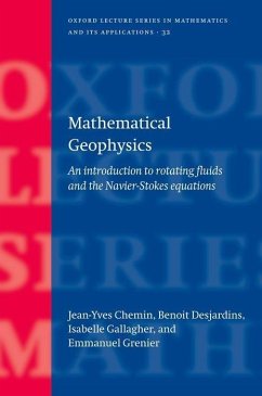 Mathematical Geophysics - Chemin, Jean-Yves; Desjardins, Benoit; Gallagher, Isabelle; Grenier, Emmanuel