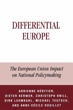 Differential Europe - Héritier, Adrienne; Kerwer, Dieter; Knill, Christoph