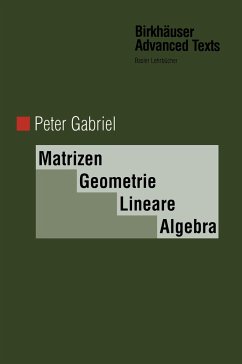 Matrizen, Geometrie, Lineare Algebra - Gabriel, Peter