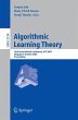 Algorithmic Learning Theory - Bild 1
