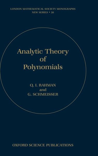 Analytic Theory of Polynomials