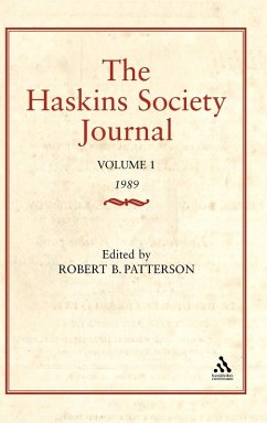 Cover The Haskins Society Journal Studies in Medieval History