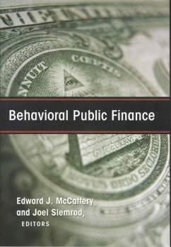 Behavioral Public Finance: Toward a New Agenda