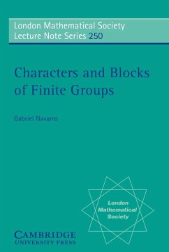 Characters and Blocks of Finite Groups - Navarro, G.; Navarro, Grabriel; Navarro, Gabriel
