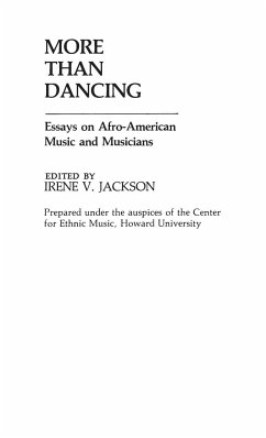 More Than Dancing - Jackson, Irene V.