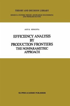 Efficiency Analysis by Production Frontiers - Sengupta, Jati K.