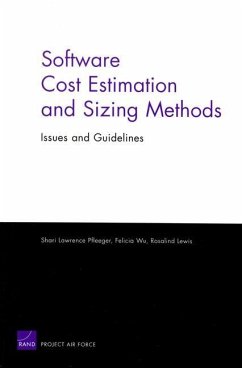 Software Cost Estimation and Sizing Methods - Pfleeger, Shari Lawrence