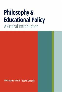 Cover Philosophy and Educational Policy