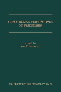 Greco-Roman Perspectives on Friendship