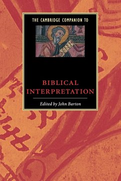 The Cambridge Companion to Biblical Interpretation - Barton, John (ed.)
