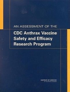 An Assessment of the CDC Anthrax Vaccine Safety and Efficacy Research Program - Institute Of Medicine; Medical Follow-Up Agency; Committee to Review the CDC Anthrax Vaccine Safety and Efficacy Research Program