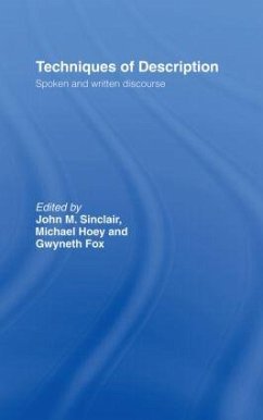 Techniques of Description - Fox, Gwyneth; Hoey, Michael; Sinclair, John M
