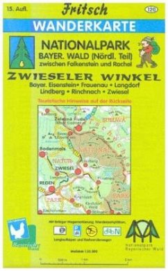 Fritsch Karte - Nationalpark Bayerischer Wald (Nördlicher Teil) Zwieseler Winkel