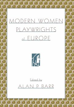 Cover Modern Women Playwrights of Europe