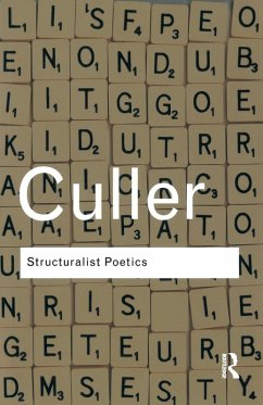 Cover Structuralist Poetics