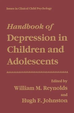 Handbook of Depression in Children and Adolescents - Reynolds, William M. / Johnston, Hugh F. (Hgg.)