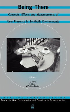 Being There - Concepts, Effects and Measurements of User Presence in Synthetic Environments