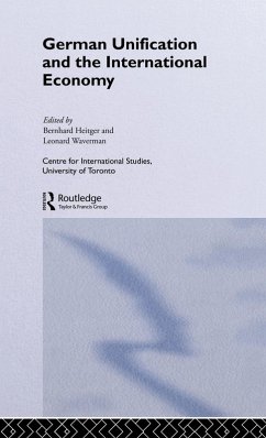 Cover German Unification and the International Economy