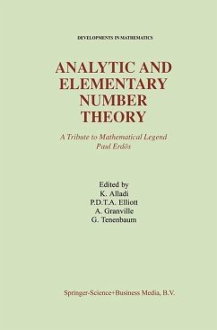Analytic and Elementary Number Theory - Alladi, Krishnaswami;Elliott, P.D.T.A.;Granville, Andrew