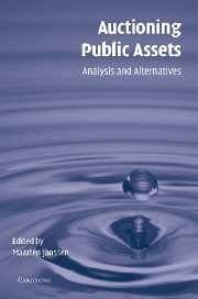 Auctioning Public Assets - Janssen, Maarten (ed.)