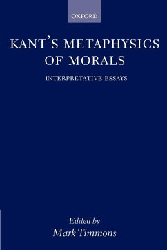 Kant's Metaphysics of Morals - Timmons, Mark (ed.)