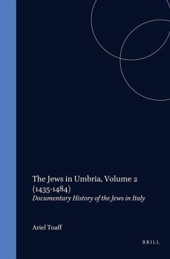 The Jews in Umbria, Volume 2 (1435-1484) - Toaff, Ariel