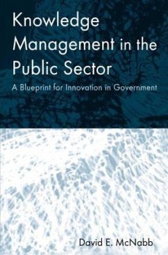 Knowledge Management in the Public Sector - McNabb, David E