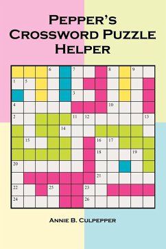 Pepper's Crossword Puzzle Helper - Culpepper, Annie B.