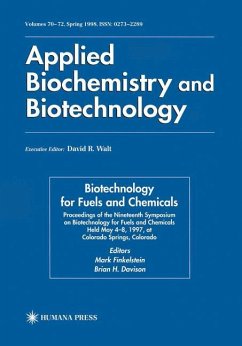 Biotechnology for Fuels and Chemicals - Finkelstein, Mark / Davison, Brian H. (eds.)